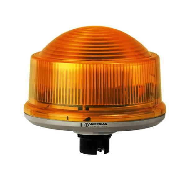 898.330.55 Werma  XenonStrobe 898  24vDC 2:AMBER 5J 1Hz IP65 Panel Mount